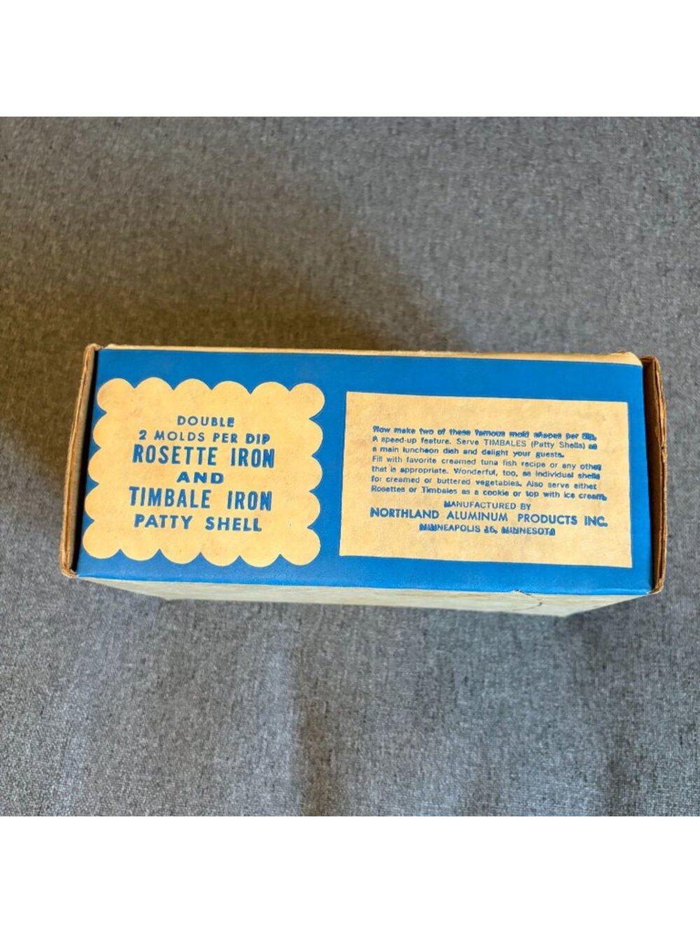 Northland Aluminum Rosette and Timbale Iron Molds in Box No Handle - Picture 5 of 8